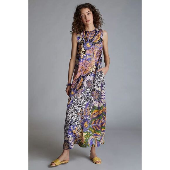 Anthropologie Alanna Maxi Dress Size XSP - Picture 1 of 9
